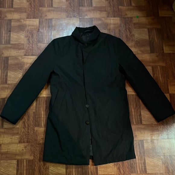 Ralph Lauren LRL Lark Rain Coat Men's Size 38 R $395 Heating Thermal Tech Black - Picture 1 of 5